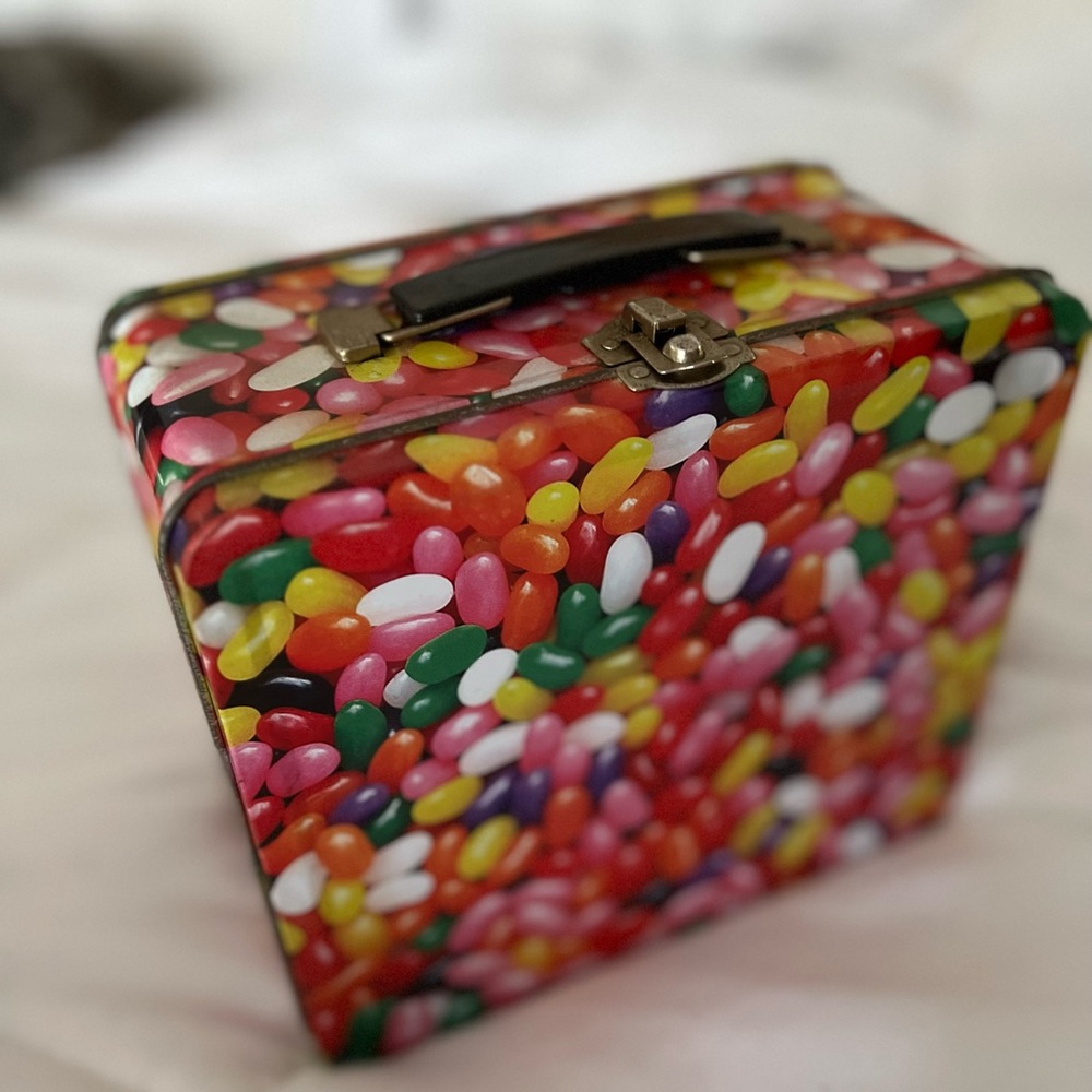 Lunchbox,Old school Metal Lunchbox,Jelly Bean Lunchbox,Great Back to School Gift